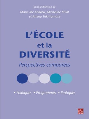 cover image of L'école et la diversité